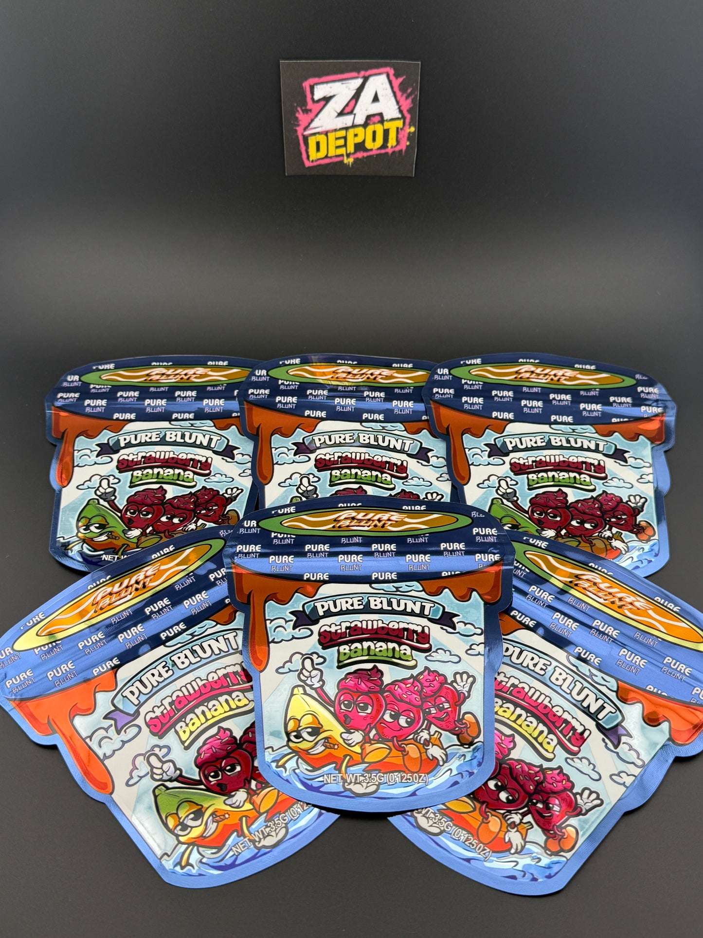 Pure Blunt Strawberry Banana Exotic 3.5 Bags 50pk