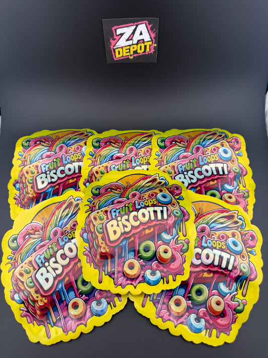 Fruit Loop Biscotti Exotic 3.5 Bags 50pk
