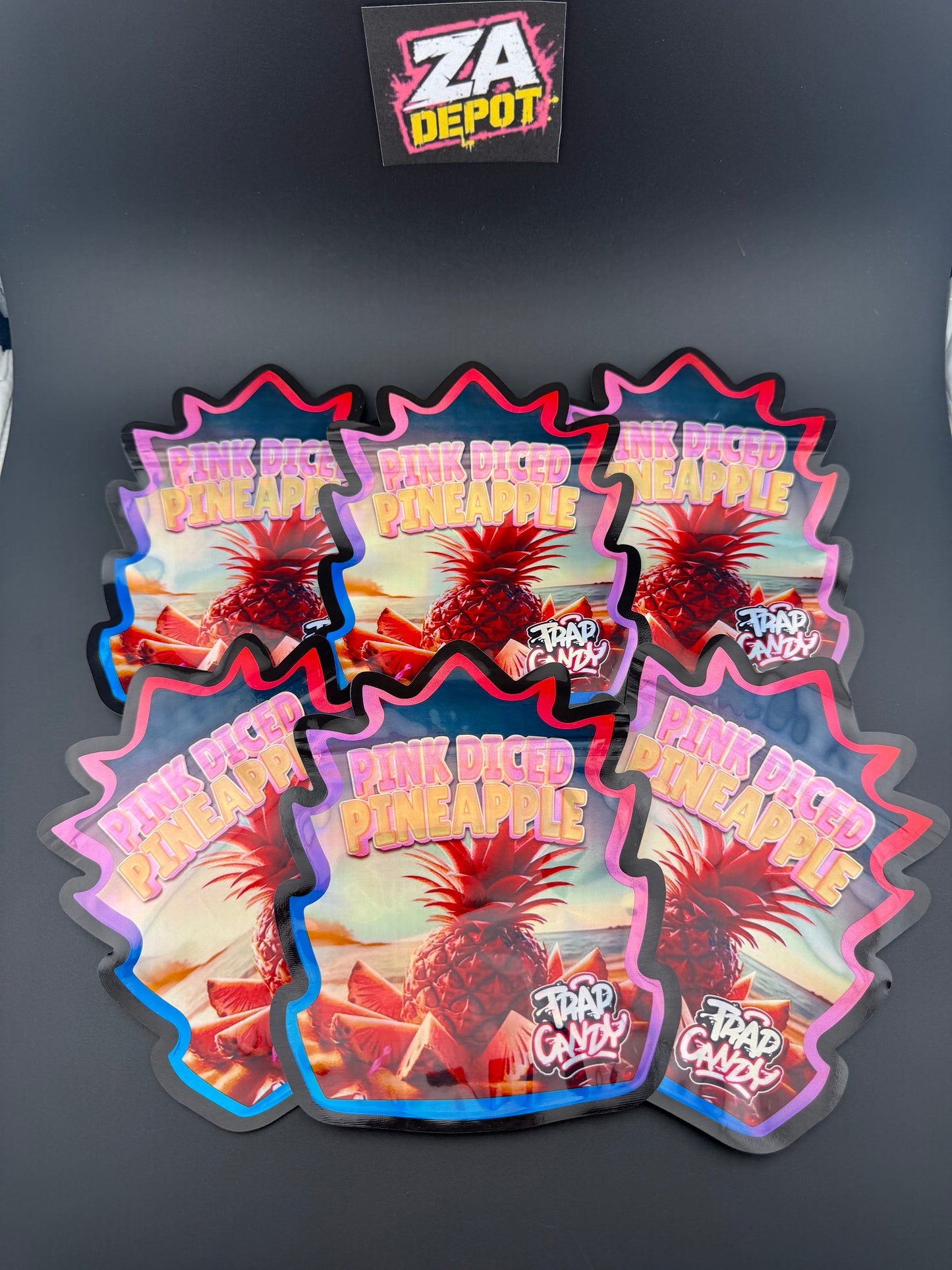 Trap Kandy Pink Diced Pineapple Exotic 3.5 Bags 50pk