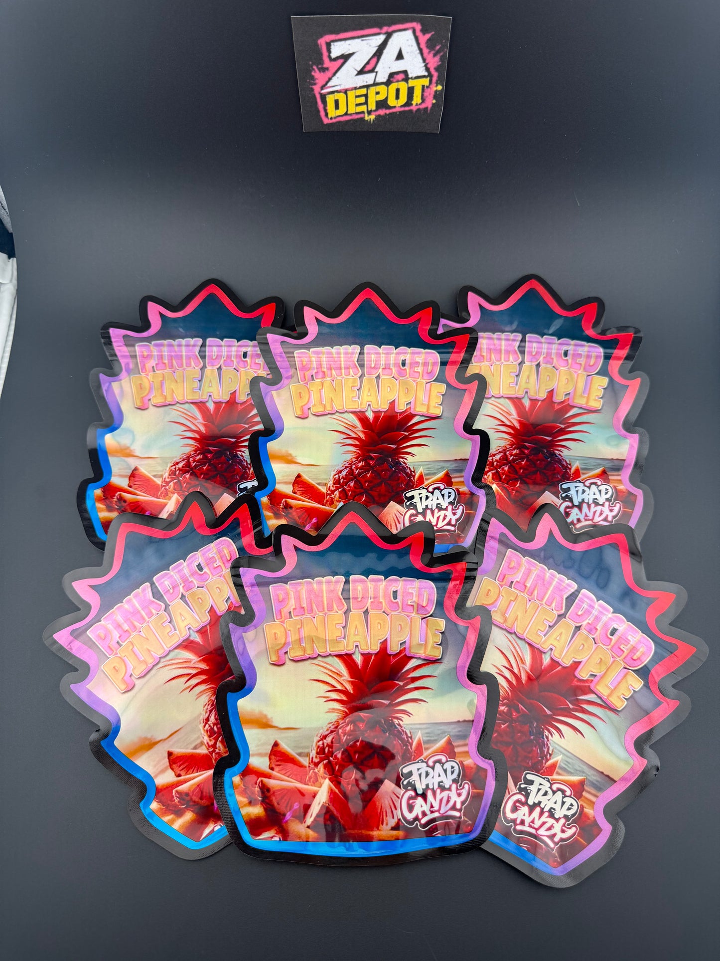 Trap Kandy Pink Diced Pineapple Exotic 3.5 Bags 50pk