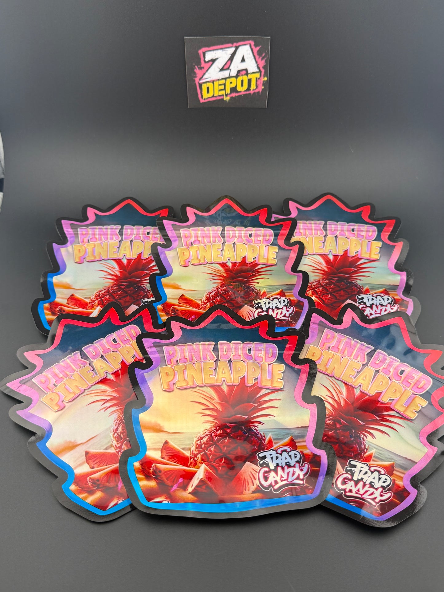 Trap Kandy Pink Diced Pineapple Exotic 3.5 Bags 50pk