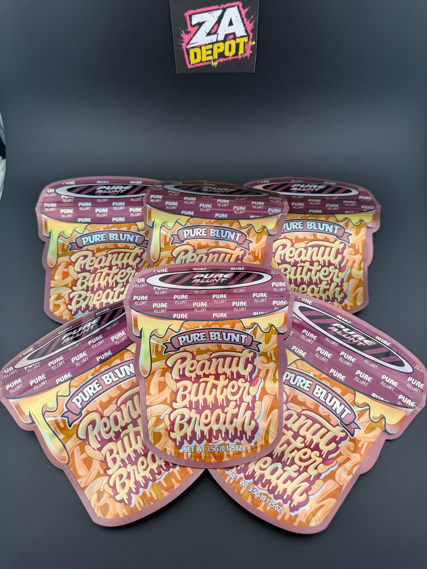 "Peanut Butter Breath" Pure Blunt Exotic 3.5 Bags 50pk